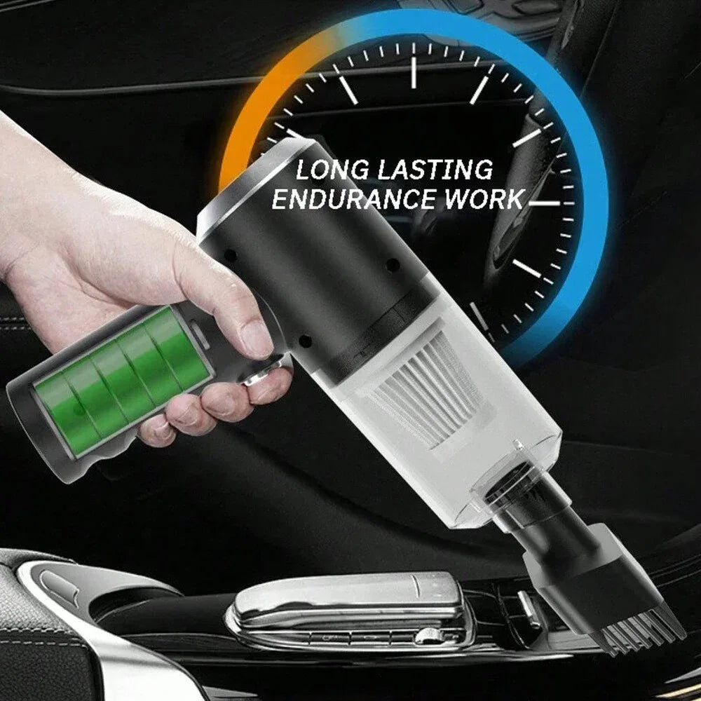 Aspiradora combinada de succión y soplado integrada 3 en 1, aspiradora doméstica con carga USB para coche pequeño