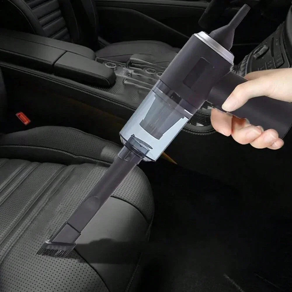 Aspiradora combinada de succión y soplado integrada 3 en 1, aspiradora doméstica con carga USB para coche pequeño