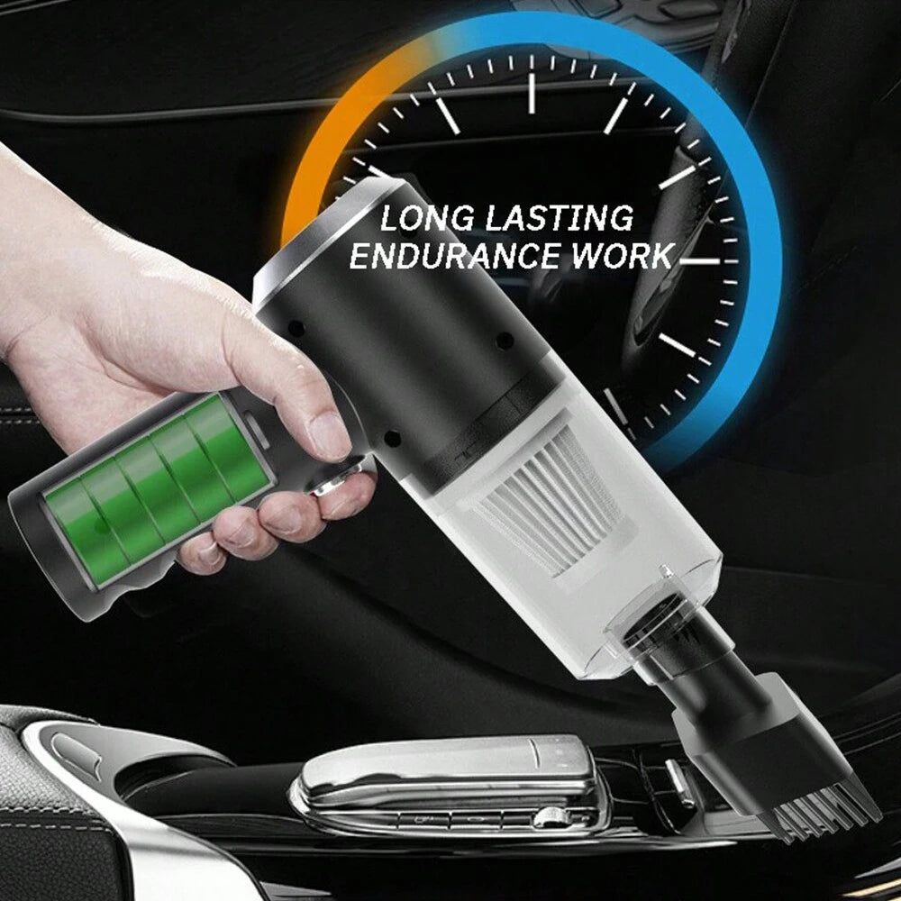 Aspiradora combinada de succión y soplado integrada 3 en 1, aspiradora doméstica con carga USB para coche pequeño